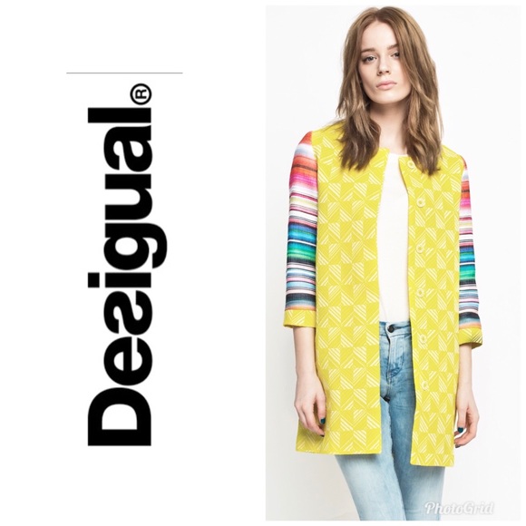 desigual yellow jacket